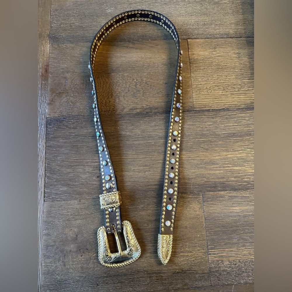 Ladies 30 Bling Rhinestone Western Belt